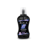 R.O.C.S. Black Edition - Ополаскиватель отбеливающий, 250 мл coats plaid color blocked striped pocket zipper vest coat in black size m s