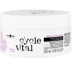 Фото Eugene Perma Cycle Vital Masque Nutri-Lissant - Маска увлажняющая питательная для непослушных волос, с экстрактом галльской розы, 200 мл