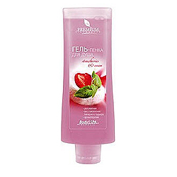 Фото Premium Silhouette Strawberry&Cream - Гель-пенка для душа, 200 мл
