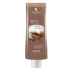 Фото Premium Silhouette Chocolate&Almond - Мусс для душа, 200 мл