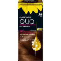 Garnier Olia - Стойкая крем-краска для волос 5.3 Каштановое золото, 112 мл
