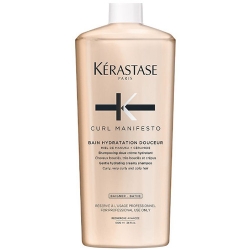 Фото Kerastase Curl Manifesto Bain Hydratation Douceur - Шампунь - ванна  для вьющихся и кудрявых волос, 1000 мл