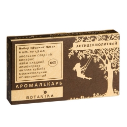 Фото Botavikos - Набор 100% эфирных масел Антицеллюлитный, 6 шт x 1,5 мл