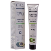 Qtem - Краситель перманентный Turbo 12 Color Cream с восстанавливающими активами, 8.21 Серо-жемчужный светлый блонд, 100 мл - фото 7