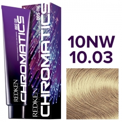 Фото Redken Chromatics - Краска для волос без аммиака 10.03-10NW натуральный-теплый, 60 мл