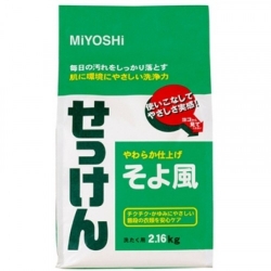 Фото Miyoshi - Порошковое мыло для стирки на основе натуральных компонентов, с ароматом цветочного букета, 2160 г
