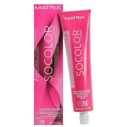Фото Matrix - Перманентный краситель для волос Socolor.beauty, 6VM Темный блондин перламутровый мокка, 90 мл