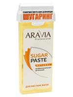 Aravia Professional - Паста сахарная для депиляции в картридже Натуральная, мягкой консистенции, 150 г. aravia паста сахарная средней консистенции для шугаринга легкая 750 г