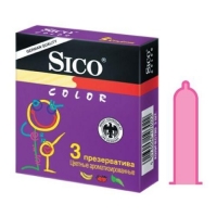 Sico - Презервативы color, 3 шт