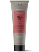Lakme Teknia Color Refresh Coral Red Mask - Маска для обновления цвета красных оттенков волос, 250 мл оттеночная маска refresh color mask 130005006 медный 250 мл