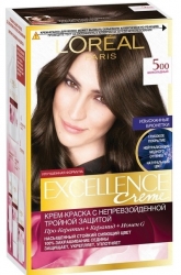 Фото L'Oreal Excellence - Краска для волос, тон 500 Light, 270 мл