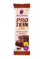 Racionika PROTEIN - Протеиновый батончик вкус "Шоколадный брауни", 45 гр