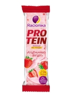 Racionika PROTEIN Протеиновый батончик вкус "Клубничный йогурт", 45 гр