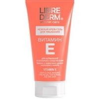 Librederm Vitamin E Gentle Face Washing Cream-Gel - Крем-гель для умывания с витамином Е, 150 мл дезодорант антиперспирант mistine шариковый с витамином a white spa on vitamin a 35 мл