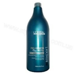 Фото L'Oreal Professionnel Expert Pro-Keratin Refill Shampoo - Восстанавливающий и укрепляющий шампунь для поврежденных волос 1500 мл