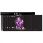 Фото Double Dare OMG! Platinum Purple Facial Mask Kit - Трехкомпонентный комплекс масок Глубокое увлажнение и релакс, 5 штук
