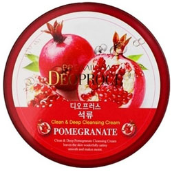 Фото Deoproce Premium Clean Moisture Pomegranate Massage Cream - Крем массажный с экстрактом граната, 300 г
