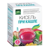Леовит - Кисель При кашле, 5 пакетов по 20 г ягоды и фрукты черная смородина 50 г