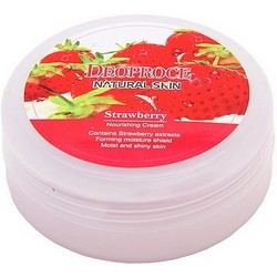 Фото Deoproce Natural Skin Strawberry Nourishing Cream - Крем для лица и тела на основе экстракта клубники, 100 г