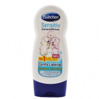 Фото Bubchen - Шампунь для мытья волос и тела для детей с чувствительной кожей Ласковый и нежный 230мл