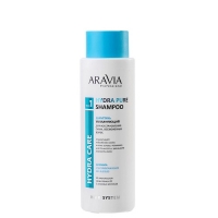 Aravia Professional - Шампунь увлажняющий для восстановления сухих обезвоженных волос, 400 мл aravia professional шампунь увлажняющий для восстановления сухих обезвоженных волос бессульфатный hydra care hydra pure