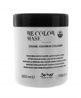 Be Hair Be Color After Colour Mask - Маска-фиксатор цвета для окрашенных волос, 1000 мл лосьон для хим завивки для жестких натуральных волос delise 1d wave lotion for strong hair