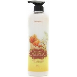 Фото Deoproce Healing Mix Plus Body Cleanser Honey White Jasmine - Гель для душа Мед и жасмин, 750 г