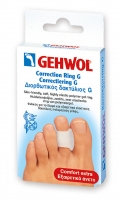 Gehwol - Кольцо-корректор G, 3 шт 1 пара брекетов поддерживает маленький разбрасыватель пальцев ног облегчает боль в ногах палец пальца ноги защита подушки коррекция