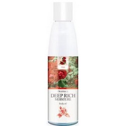 Фото Deoproce Deep Rich Moisture Body Oil Rose - Масло для тела увлажняющее с экстрактом розы, 215 мл