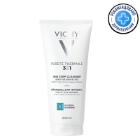 Vichy Purete Thermale - Универсальное средство для снятия макияжа 3 в 1, 200 мл vichy пюртетермаль средство для снятия макияжа с глаз успокаивающее 100 мл