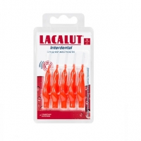 Lacalut - Межзубные цилиндрические щетки (ёршики), размер XXS d 1,7 мм, 1 х 5 шт межзубные цилиндрические щетки lacalut interdental mix размер xs s m уп 5