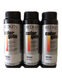 Фото Redken - Краска-лак для волос Колор Гель, 7GB ириски, 3*60 мл