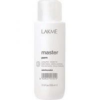 Фото Lakme Master Perm Selecting System 0 Waving Lotion - Лосьон для завивки трудно-завиваемых волос, 500 мл