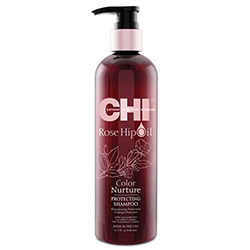 CHI Rose Hip Oil Shampoo - Шампунь с маслом лепестков роз, 340 мл фото Фото CHI Rose Hip Oil Shampoo - Шампунь с маслом лепестков роз, 340 мл