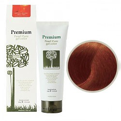 Фото Gain Cosmetics Haken Premium Pearll Pure Gel Color-Macadamia Nature Brown - Маникюр для волос, тон натурально-коричневый, 220 г
