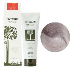 Фото Gain Cosmetics Haken Premium Pearll Pure Gel Color-Sparkling ash gray - Маникюр для волос, тон пепельный, 220 г