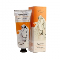 FarmStay Visible Difference Hand Cream Horse Oil - Крем для рук с лошадиным маслом для сухой кожи, 100 г крем для рук tenzero с экстрактом лошадиным маслом 100 гр