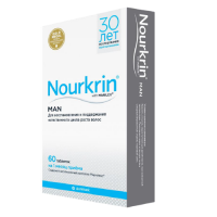 Nourkrin Man - Таблетки для мужчин против выпадения волос, 60 шт lebel шампунь для волос для мужчин cypress 1000 мл