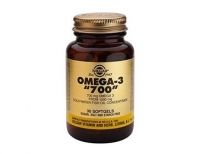 Solgar - Двойная Омега 3, полезные жировые кислоты, 700 мг 30 капсул solgar omega 3 950 mg тройная омега 3 эпк и дгк в капсулах 50 шт