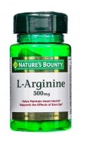 Nature's Bounty - L-аргинин 500 мг 50 капсул