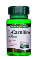 Nature's Bounty - L-карнитин 500 мг 30 таблеток - фото 1