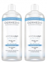 Фото Dermedic Hydrain3 - Мицеллярная вода H2O Дуопак, 500 мл*2