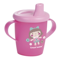 Canpol Toys - Чашка-непроливайка, 250 мл, 9+, цвет: розовый, 1 шт канпол чашка непроливайка с ручками 9м медвежонок 250мл 31 500