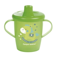Canpol - Чашка-непроливайка, 250 мл. Toys 9+, цвет: зеленый