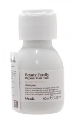 Фото Nook Beauty Family Organic Hair Care Maqui & Cocco Shampoo - Восстанавливающий шампунь для сухих и поврежденных волос, 60 мл