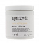 Фото Nook Beauty Family Organic Hair Care Crema Vellutata Zucca & Luppolo - Разглаживающий крем - кондиционер для прямых и вьющихся волос, 250 мл