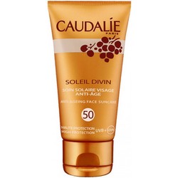 Фото Caudalie Soleil Divine Anti-aging Face Suncream SPF50 - Уход солнцезащитный антивозрастной для лица, 40 мл