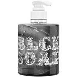 Фото Valentina Kostina Organic Cosmetic Black Soap - Жидкое мыло для волос и тела вулканический пепел, с дозатором, 300 мл