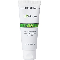 Christina Bio Phyto Ultimate Defense Tinted Day Cream - Дневной крем Абсолютная защита SPF 20 с тоном, 250 мл фото Фото Christina Bio Phyto Ultimate Defense Tinted Day Cream - Дневной крем Абсолютная защита SPF 20 с тоном, 250 мл