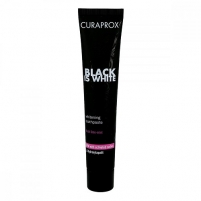 Фото Curaprox - Паста зубная Black Is White отбеливающая со вкусом лайма, 90 мл